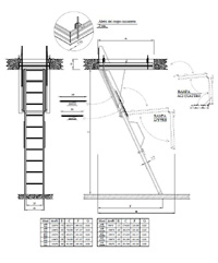 1294 escalera escamoteable aci aluminio techo - Escaleras manuales - Escalera  escamoteable Aci aluminio techo - Escaleras Manuales