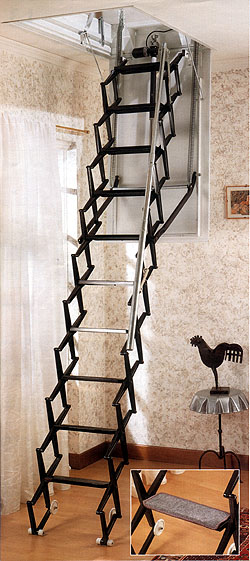 Escalera escamoteable motorizada mod. ELECTRIK