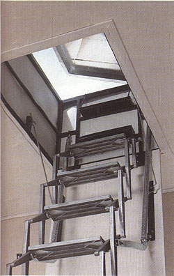Escalera escamoteable SAF - Terraza