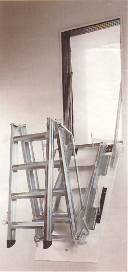 Escaleras escamoteables L3 Pared