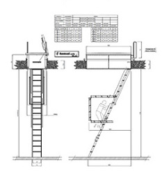 Pulse aqu para ver esquema escalera escamoteable ACI Terraza