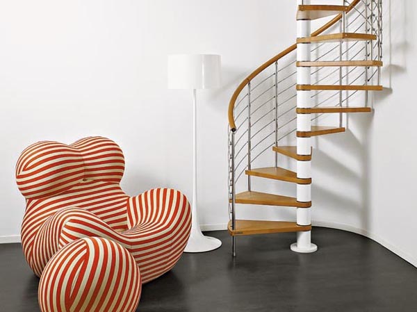Escalera de Caracol modelo REFLEX T (redonda)