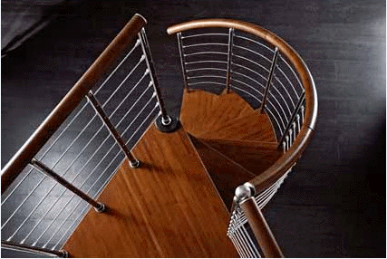 Escalera de Caracol modelo REFLEX T (redonda)